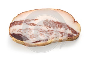 Guanciale, italian cured meat