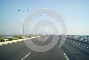 Guangdong, China: Highway Traffic landscape
