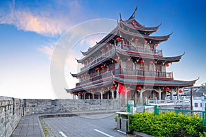 Guangji Gate Tower in Chaozhou City, Guangdong Province, Chinang Province, China