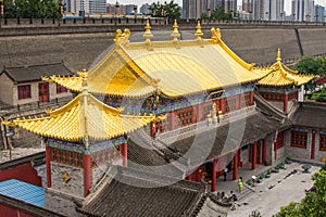 Guangren Lama Temple Buddhist temple in Xian Old City in Xian China