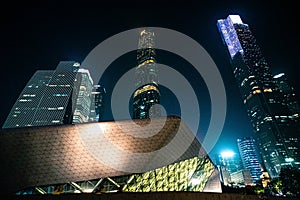 Guangzhou Opera House, China designed by Zaha Hadid