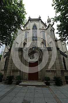 Guangzhou Sacred Heart Cathedral  7 rear side - Guangdong - China