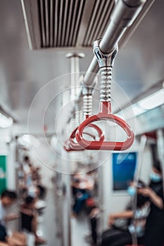 Guangzhou subway at night