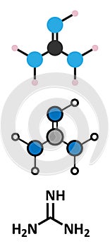 Guanidine molecule