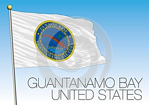 Guantanamo bay flag, United States of America