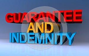 guarantee and indemnity on blue