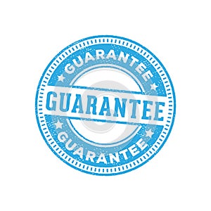 Guarantee stamp sign label marker vector