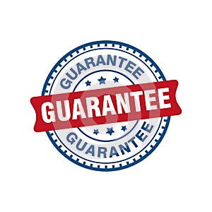 Guarantee stamp sign label marker vector