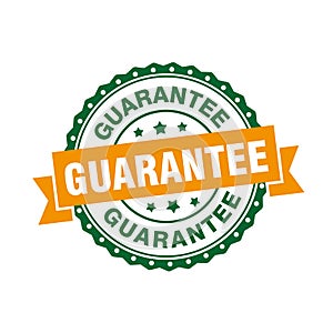 Guarantee stamp sign label marker vector