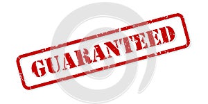 Guaranteed Rubber Stamp Vector