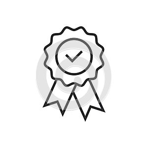 Guaranty  certificat medal with approved  for web shop vector eps10. Approved medal icon.