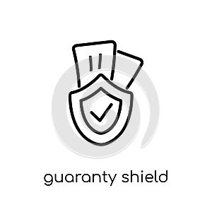 guaranty Shield icon from Ecommerce collection. photo