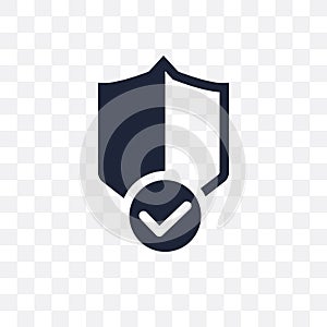guaranty Shield transparent icon. guaranty Shield symbol design photo