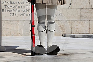 Guard in Athens, Greece