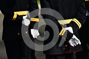 Guard of honor during a military ceremony