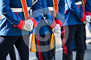 Guard of honor during a military ceremony