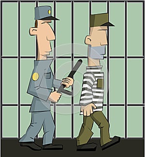 Guard is jailed