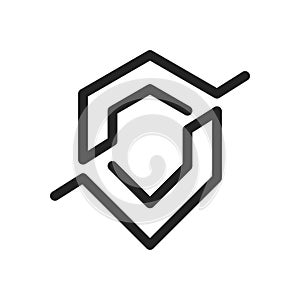 Guard logo template. Icon Illustration Brand Identity. Isolated and flat illustration. Vector graphic