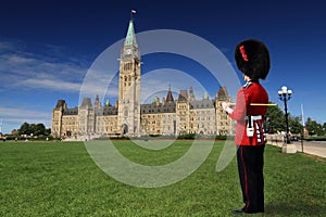 Guard at Parliament Hill, Ottawa