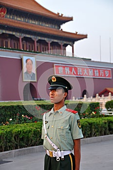 Guard at Tiananmen Square