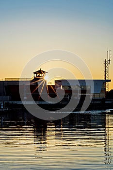 Guard Tower At Kingston Penitentiary Hit By Sunburst