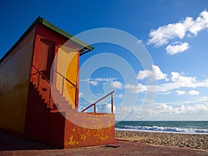 Guardhouse of lifeguards