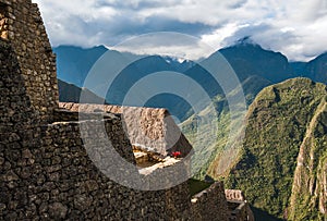 Guardhouse of Machu Picchu photo