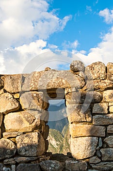 Guardhouse in Machu Picchu, Peru