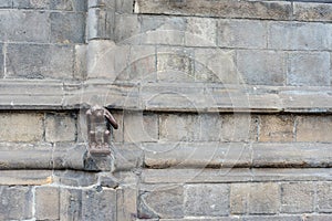 Guardhouse Monkey statue in Mons, Belgium