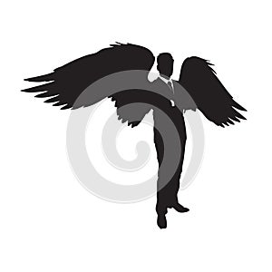 Guardian Angel Silhouette