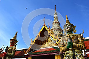 Guardian giants, Wat Phra Kaew, Thailand
