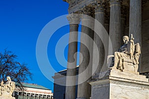 Guardian of Law Statue United States Supreme Court Building