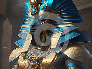Guardian of Souls: Invoke the Spirit of Osiris, the God of the Underworld, with our Mesmerizing Picture