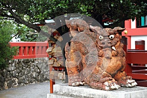 Guardian statue (Shisa) in Okinawa, Japan