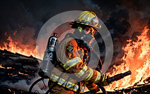 Guardians of the Flame The Courageous Role of Firefighters in Emergency Response and Safety