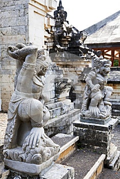 Guardians at Uluwatu Temple, Bali, Indonesia photo