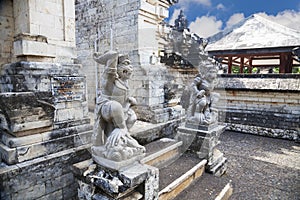 Guardians at Uluwatu Temple, Uluwatu, Bali photo