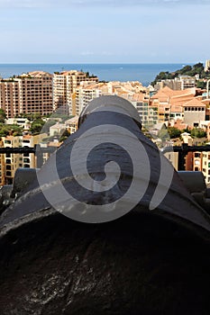 Guarding symbolic of the Prince`s Palace of Monaco