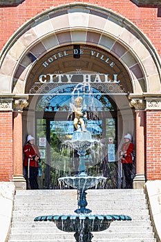 Guards at City Hall, Fredericton, New Brunswick, Canada