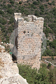 Guards Tower at Monfort Castle, Israel photo