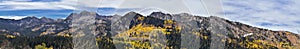 Guardsman Pass views of Panoramic Landscape of the Pass from the Brighton side by Midway and Heber Valley along the Wasatch Front