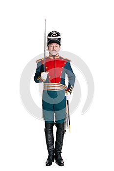 Guardsman with a saber nineteenth century