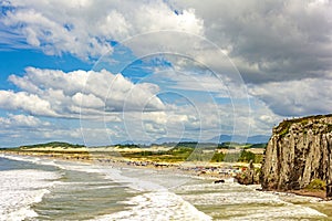 Guarita Beach in the city of Torres