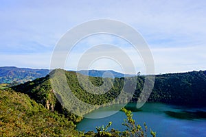 Guatavita, Colombia lagoon or lake el dorado legend