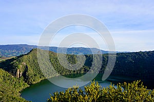 Guatavita, Colombia lagoon or lake el dorado legend