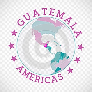 Guatemala round logo. photo