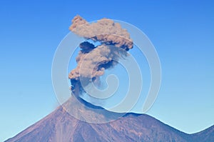 Guatemala, Volcan de Fuego, active stratovolcano photo