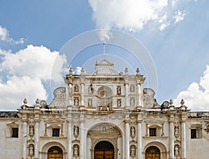 Guatemalan cathedral photo