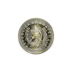 5 guatemalan centavo coin 2000 reverse photo