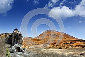 Guatiza teguis stones volcanic Lanzarote